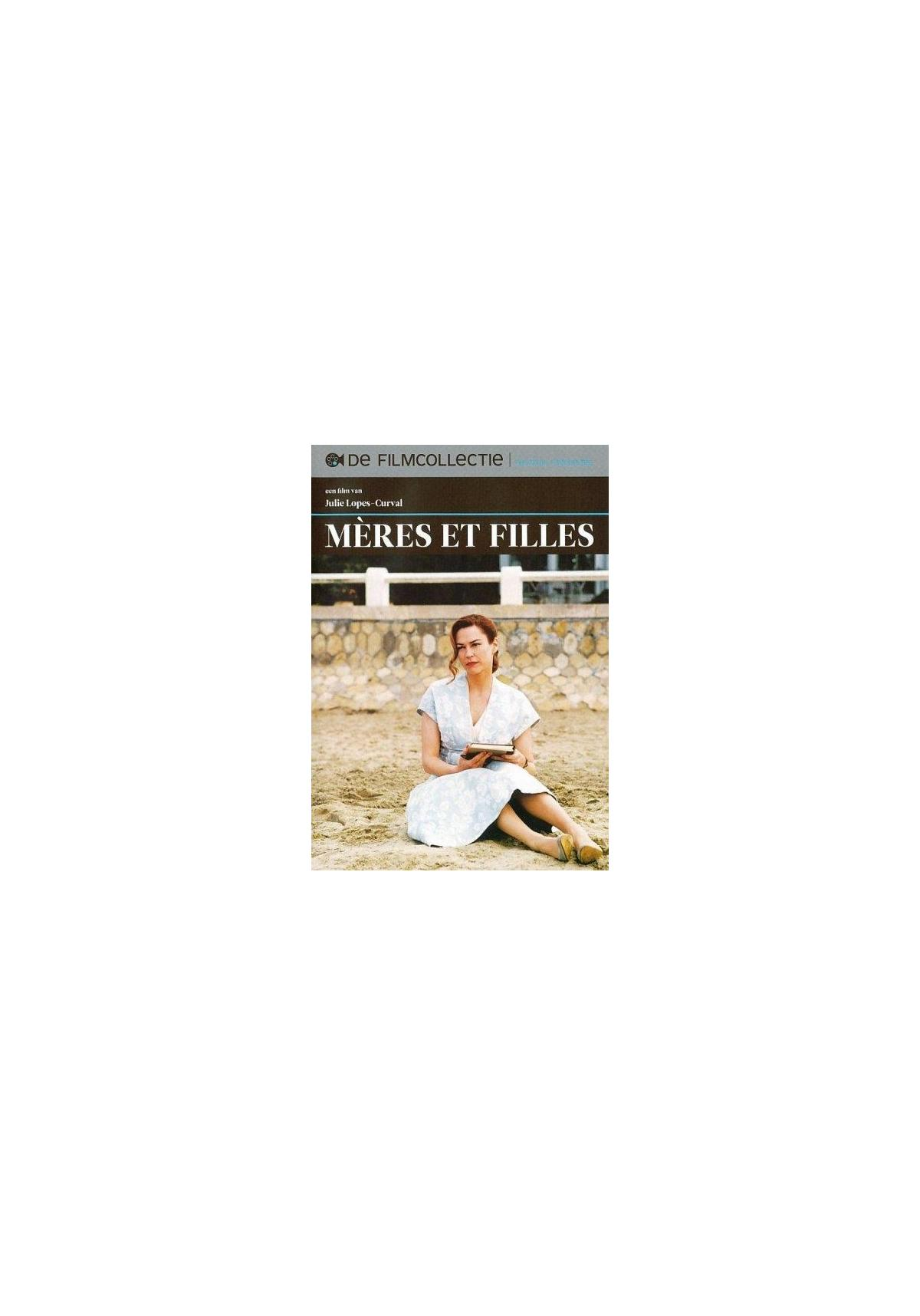 Couverture DVD de Mères et Filles, avec une femme assise lisant un livre.