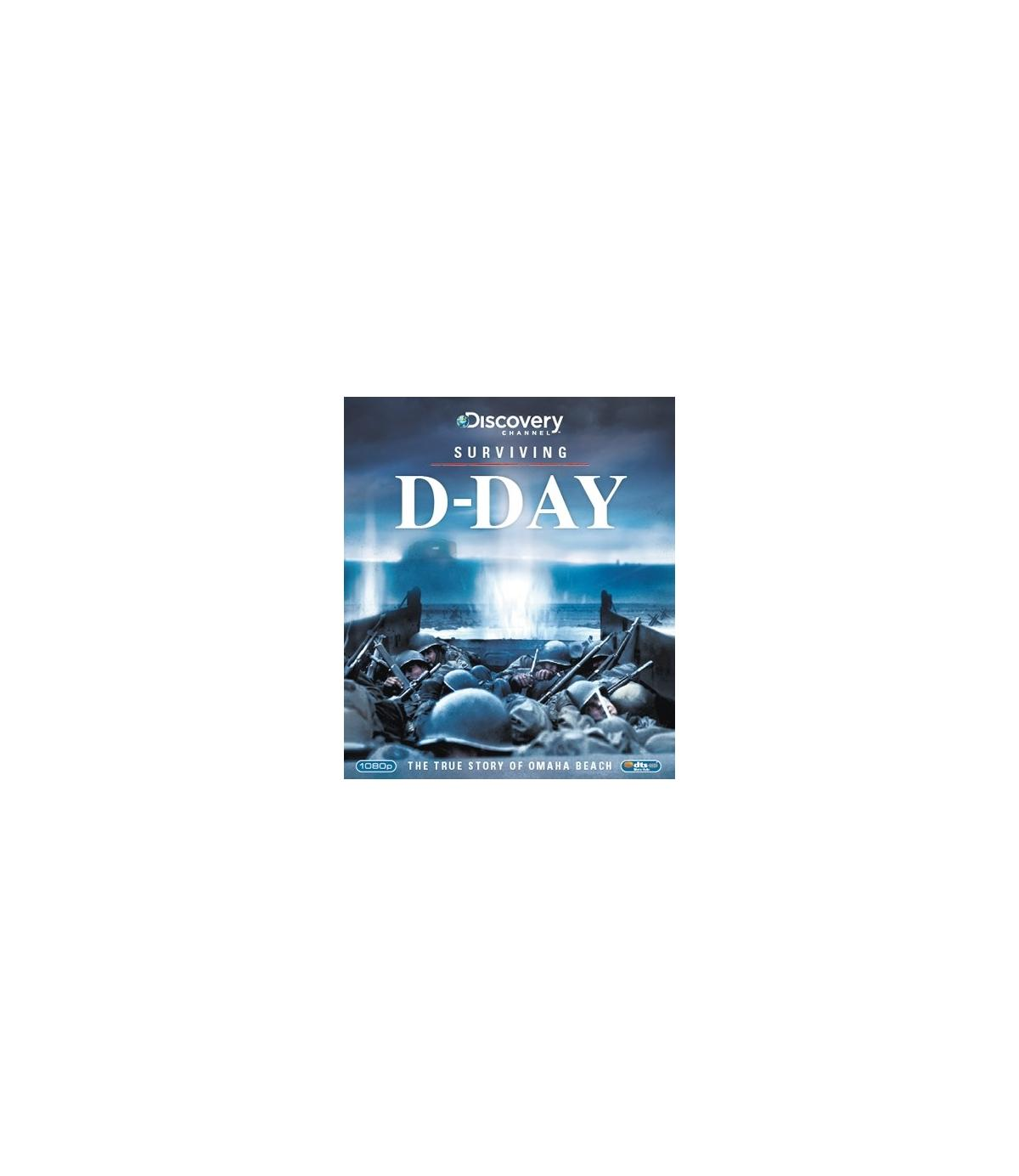 Filmposter: Soldaten op een strand. Titel 'D-Day'.