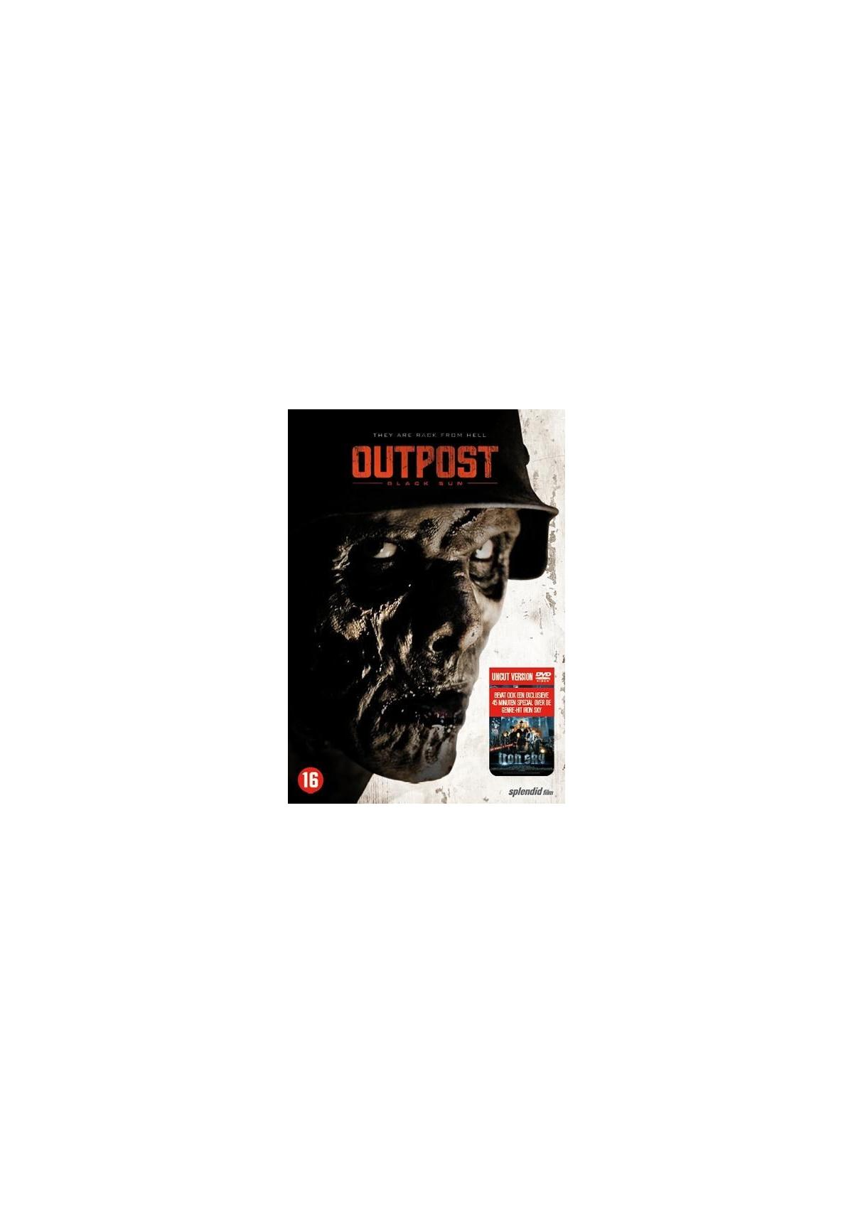 Pochette de DVD avec un visage de zombie.
