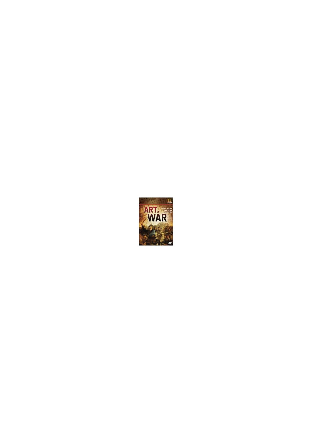 Couverture DVD pour "Art of War", avec une scène de guerre affichée sur la couverture.