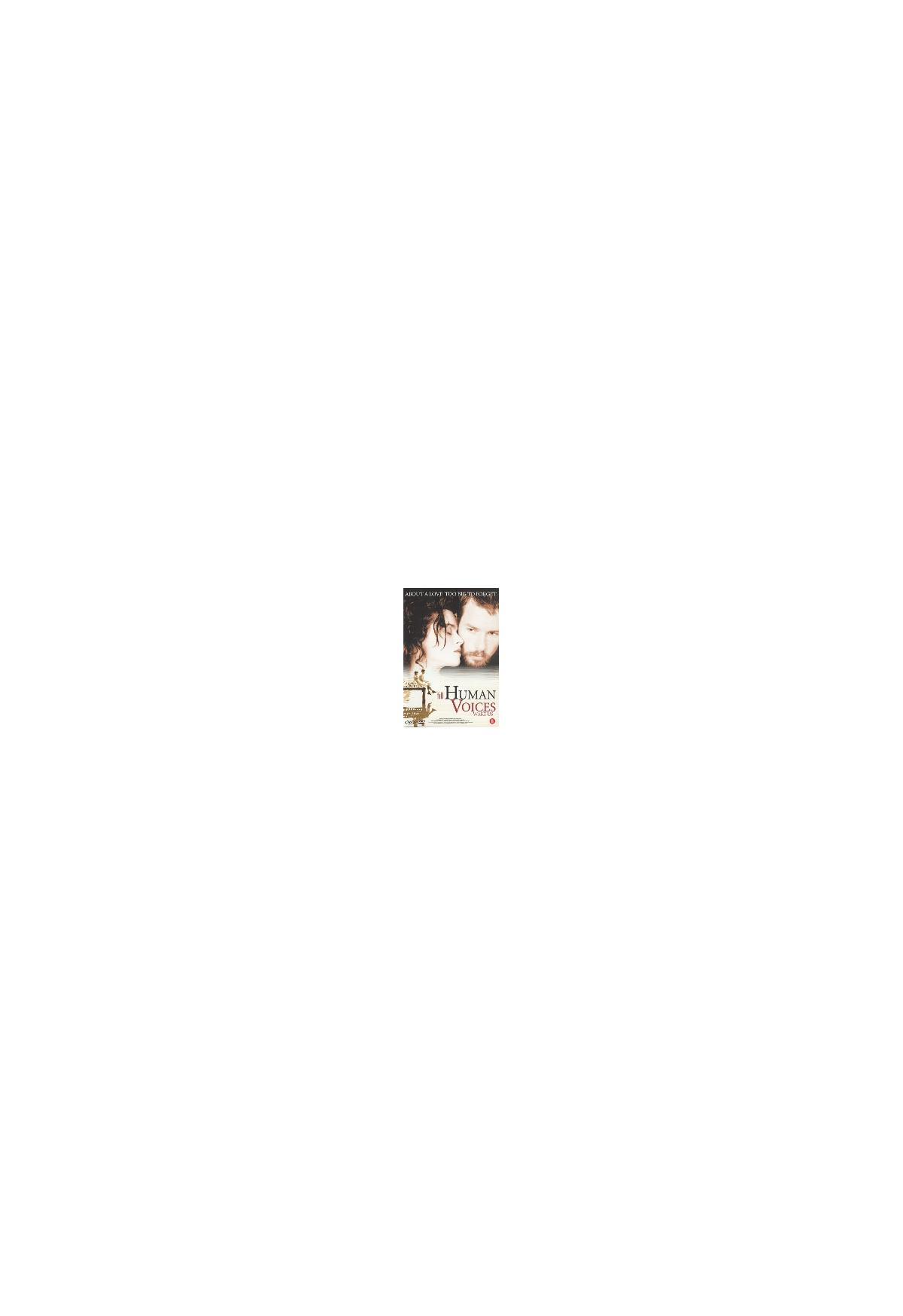 Jaquette DVD : Deux personnes sur la couverture. Le titre est 'Human Voice'.