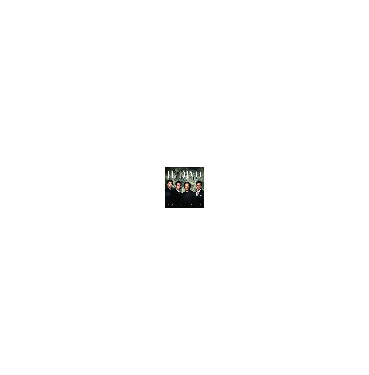 DVD-hoes: Vier mannen in pakken. Titel: 'IL DIVO - THE PROMISE'.