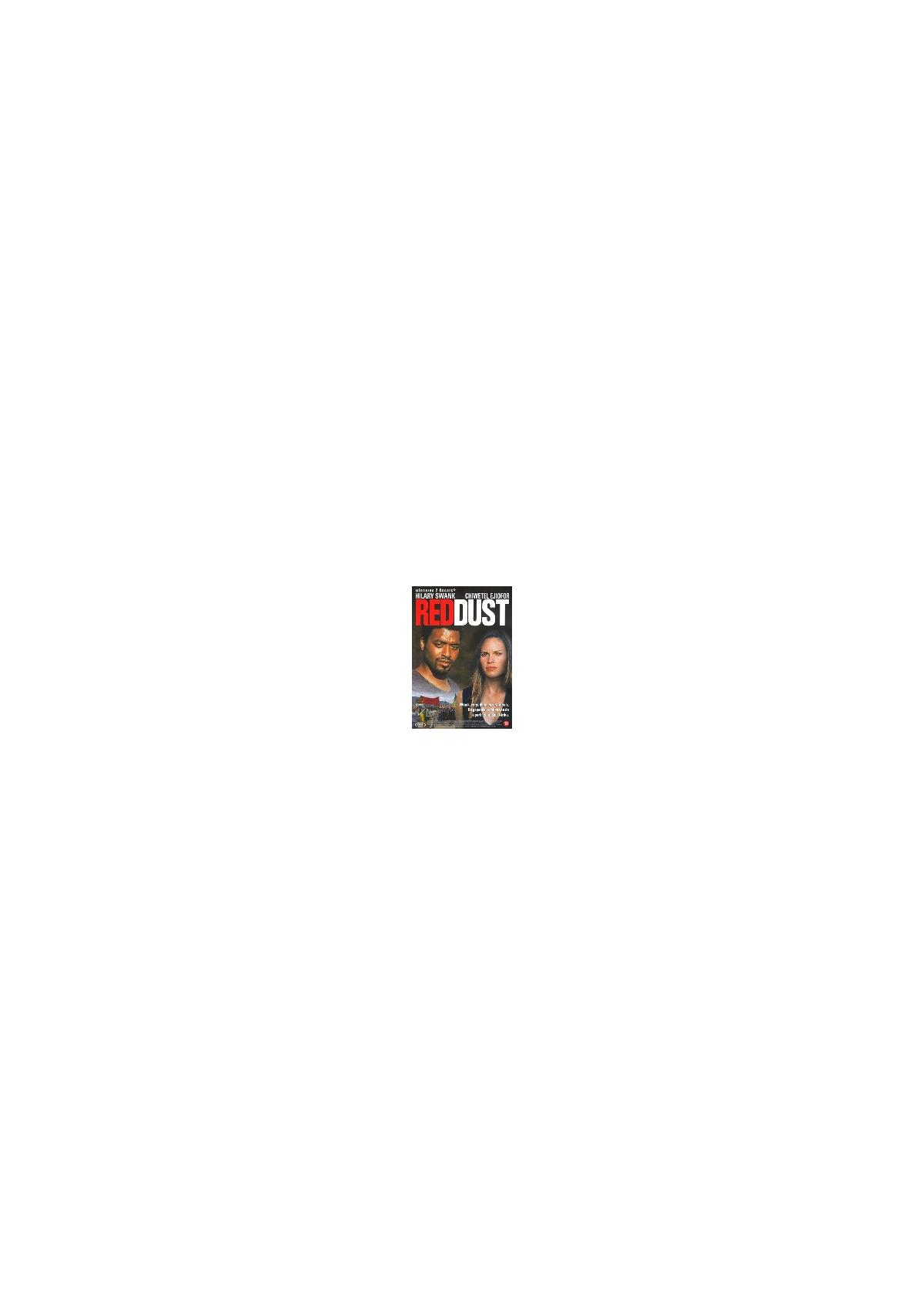 Couverture DVD : deux personnes devant Red Dust.