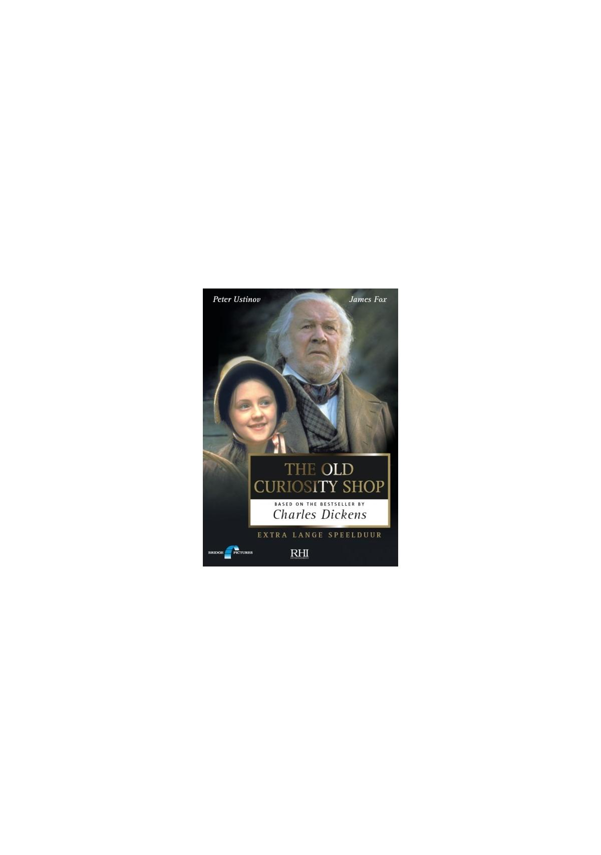 Couverture DVD de The Old Curiosity Shop, avec Peter Ustinov et une jeune femme.