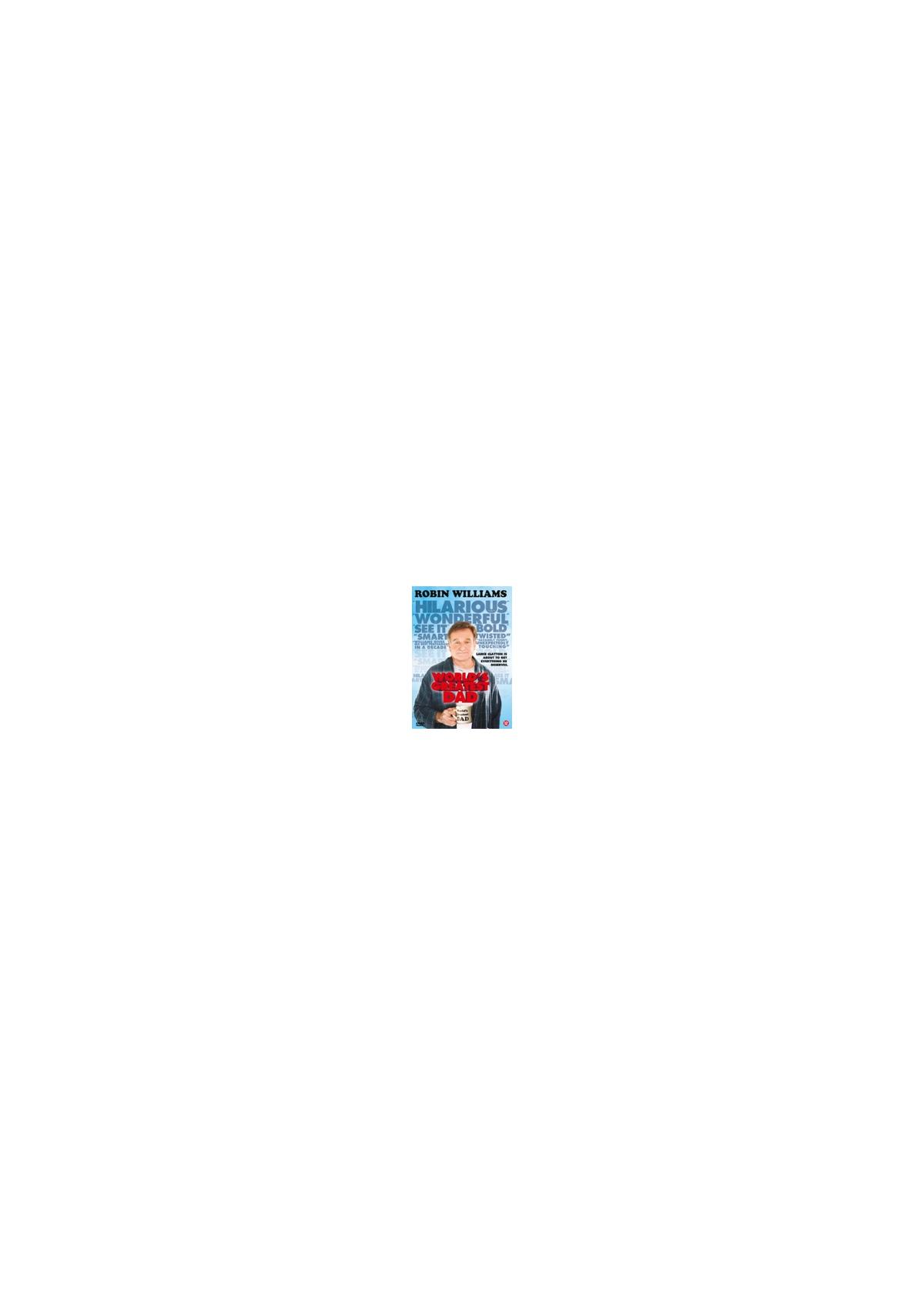 Couverture DVD : Wonderful World de Robin Williams. Une photo de Robin Williams souriant. Fond bleu.
