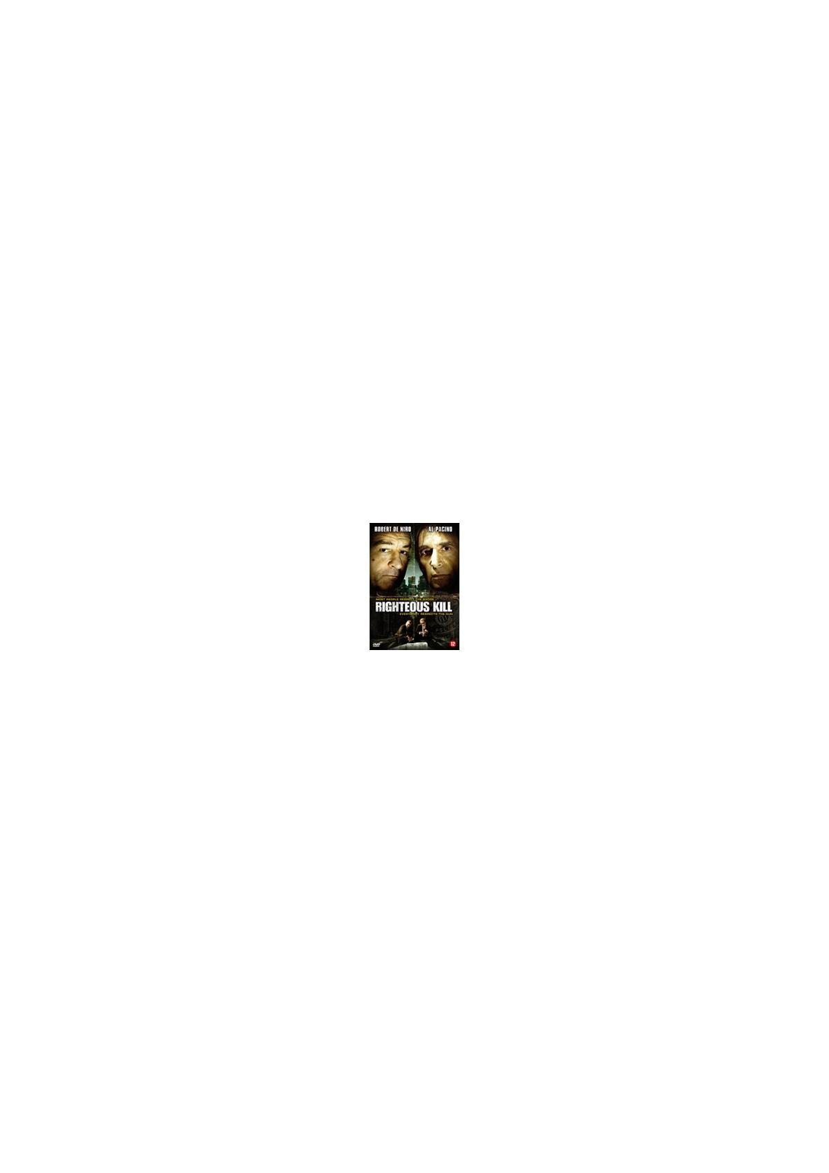 Couverture DVD : Deux visages d'hommes. Titre : Righteous Kill.