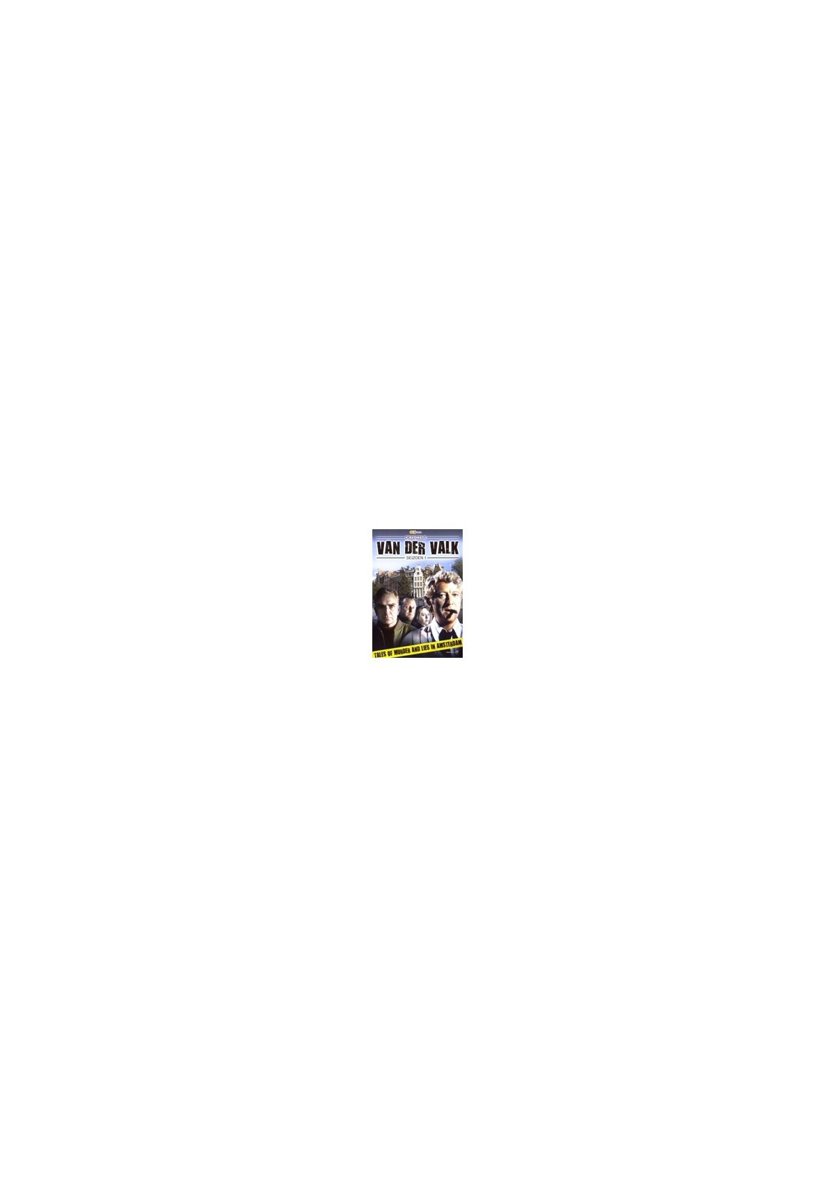 DVD-hoes van 'Van Der Valk'. Drie mannen in een groep. Titel in wit.