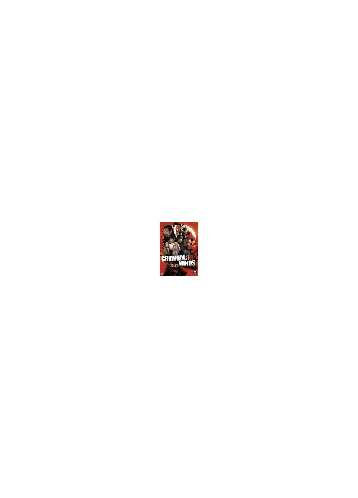 Couverture du DVD de Criminal Minds avec photos du casting.