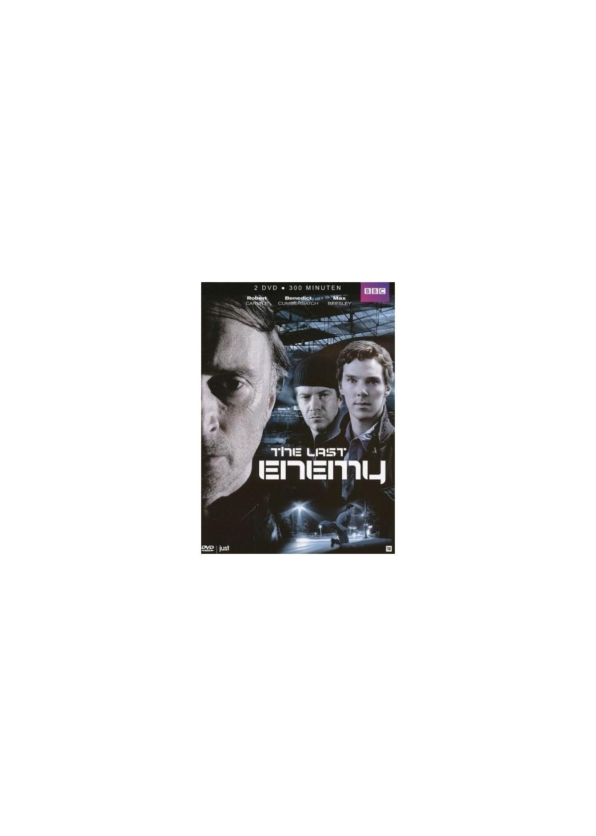 The Last Enemy dvd-hoes. Gezichten van drie mannen staan op de hoes.