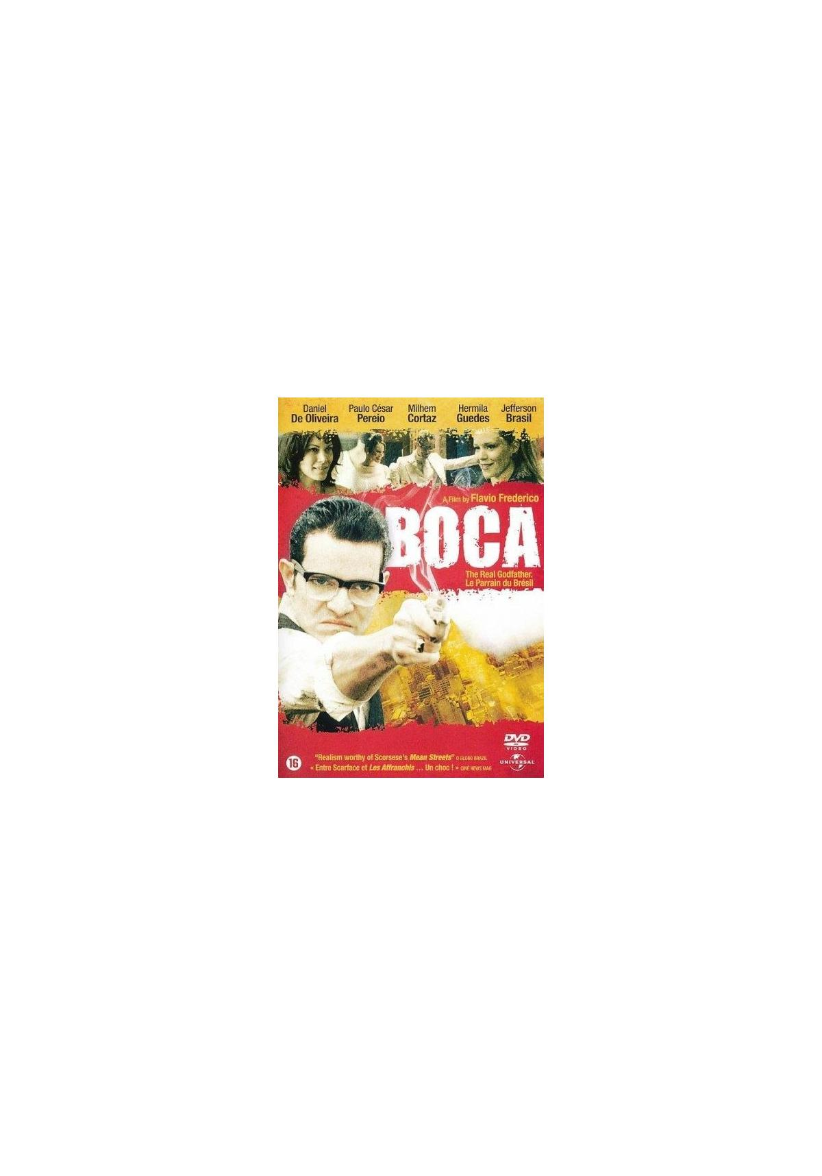 Jaquette DVD avec un homme et le texte : Boca.