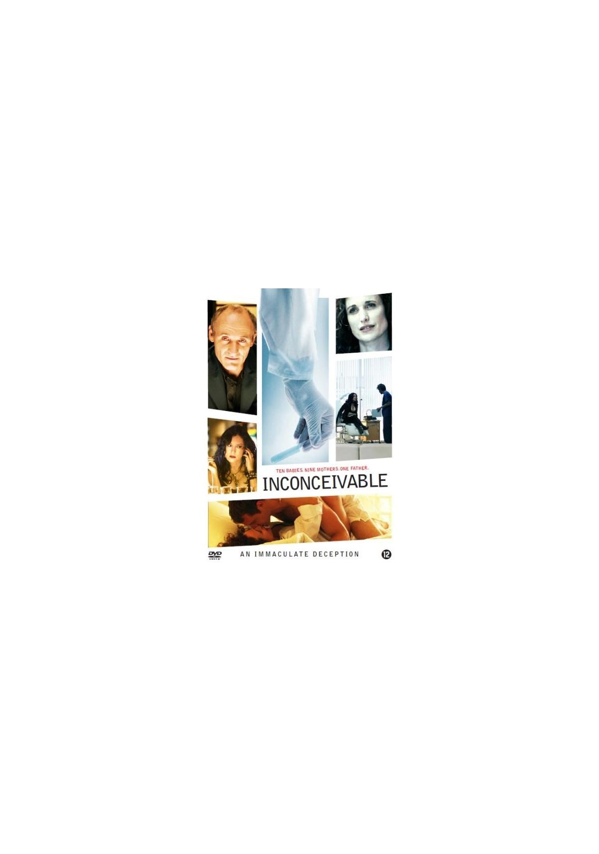 DVD-hoes: Diverse mensen. Tekst: Onvoorstelbaar. Mensen in medische kleding en een stel.