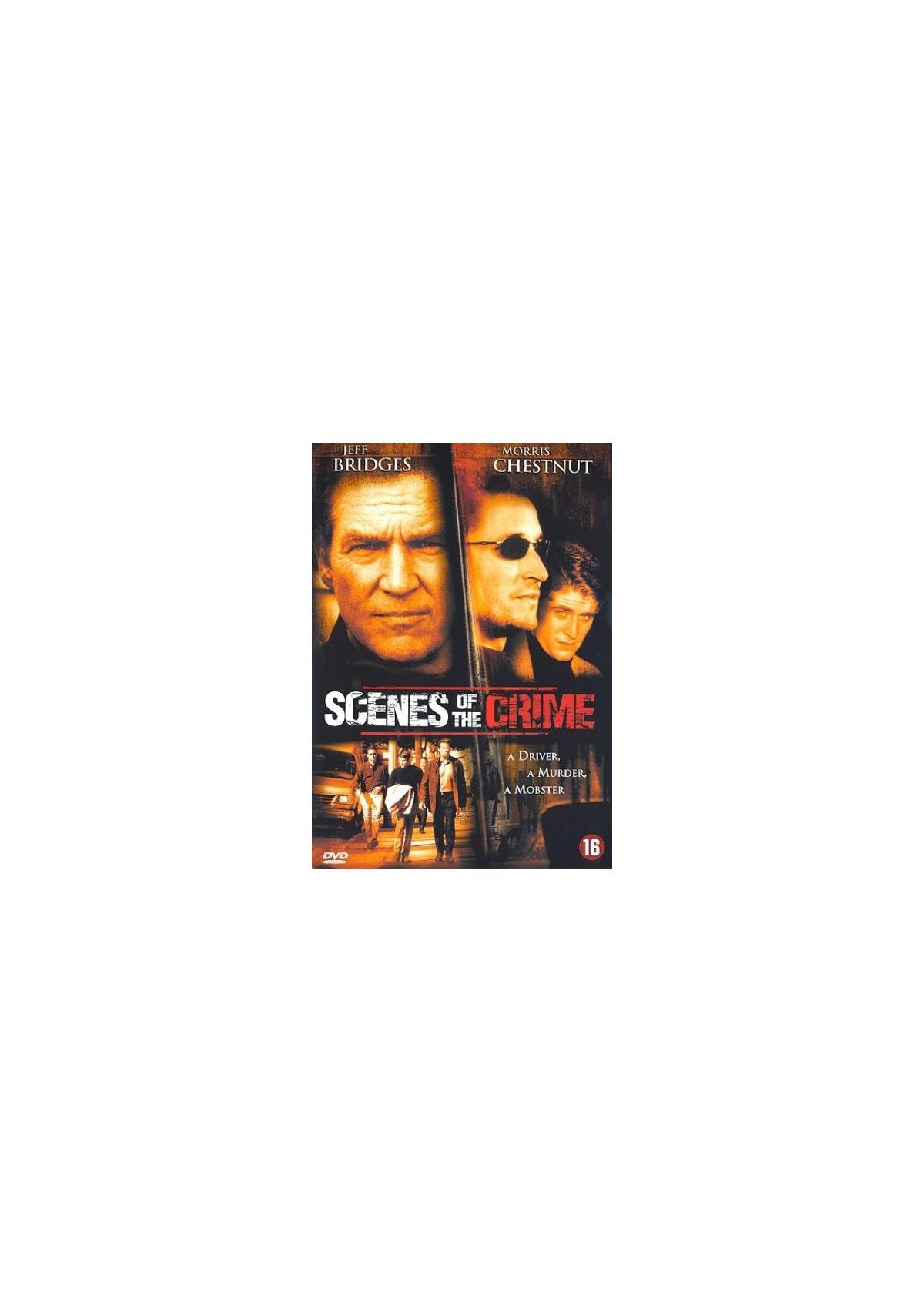 Affiche de film: "Scenes of the Crime", Jeff Bridges, Morris Chestnut et d'autres dans un cadre sombre.