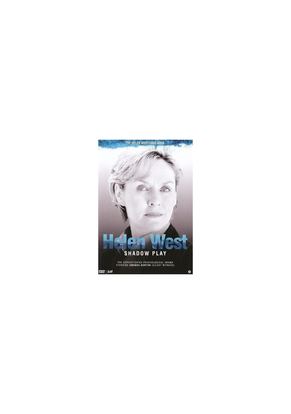 Couverture DVD: Helen West 'Shadow Play' avec le portrait d'une femme.