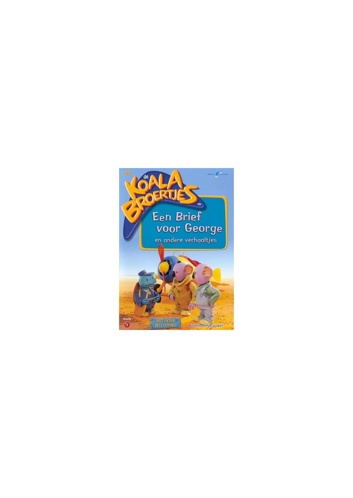Filmposter voor 'Koala Broertjes', met drie geanimeerde koala's met een vliegtuig. De titel staat gecentreerd.