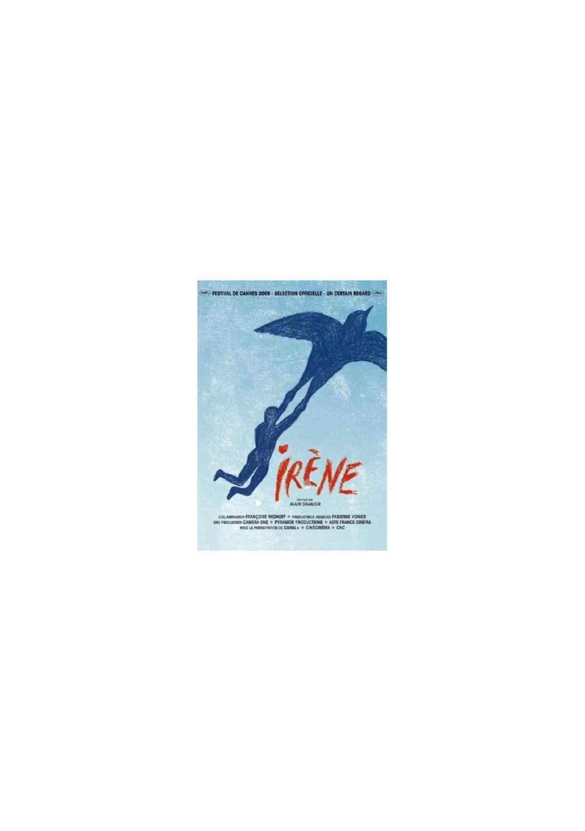 Filmposter voor 'Irene'. Toont silhouet van iemand die naar ander reikt.