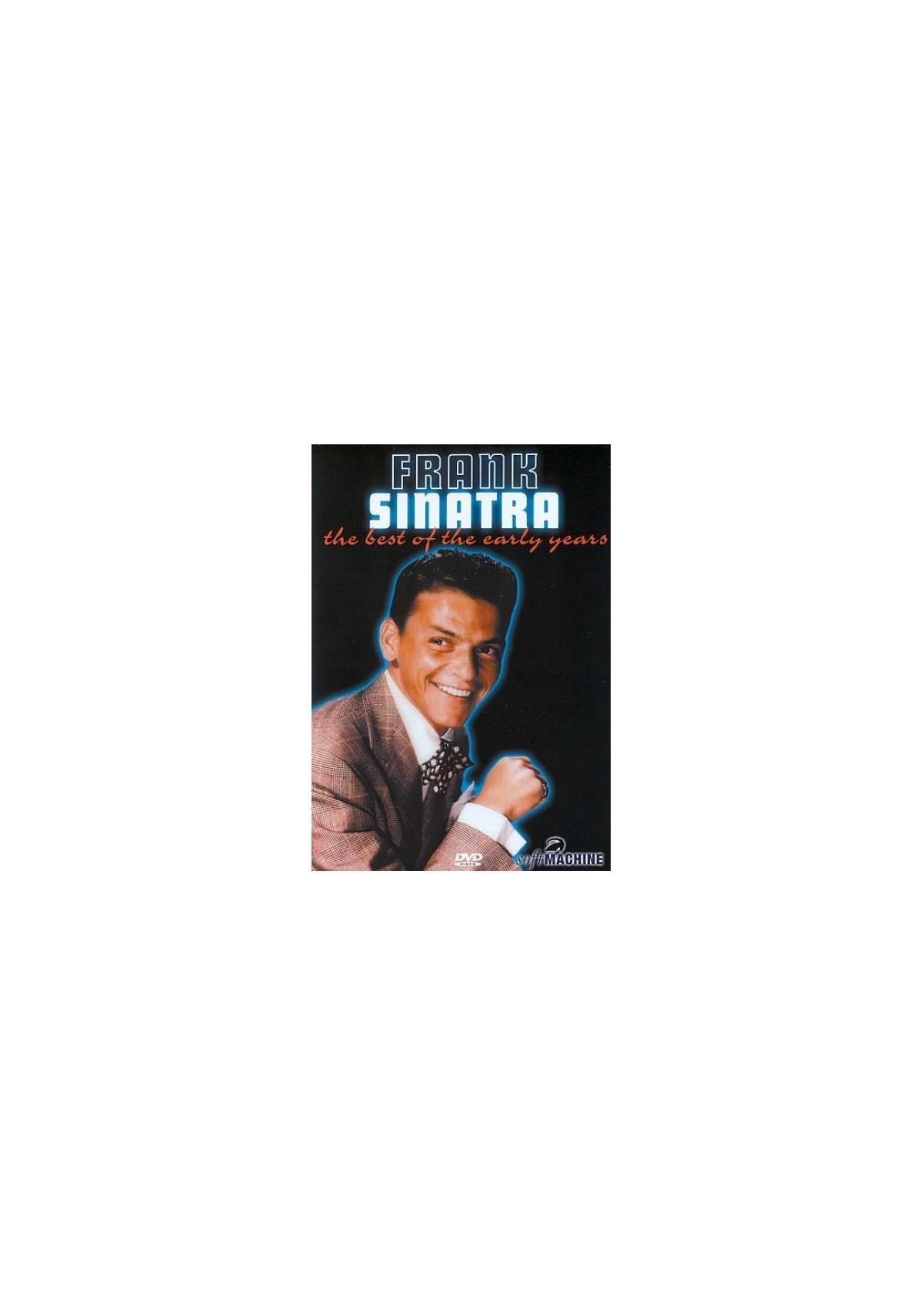 DVD-hoes van Frank Sinatra met de woorden 'Frank Sinatra the best of the early years'.