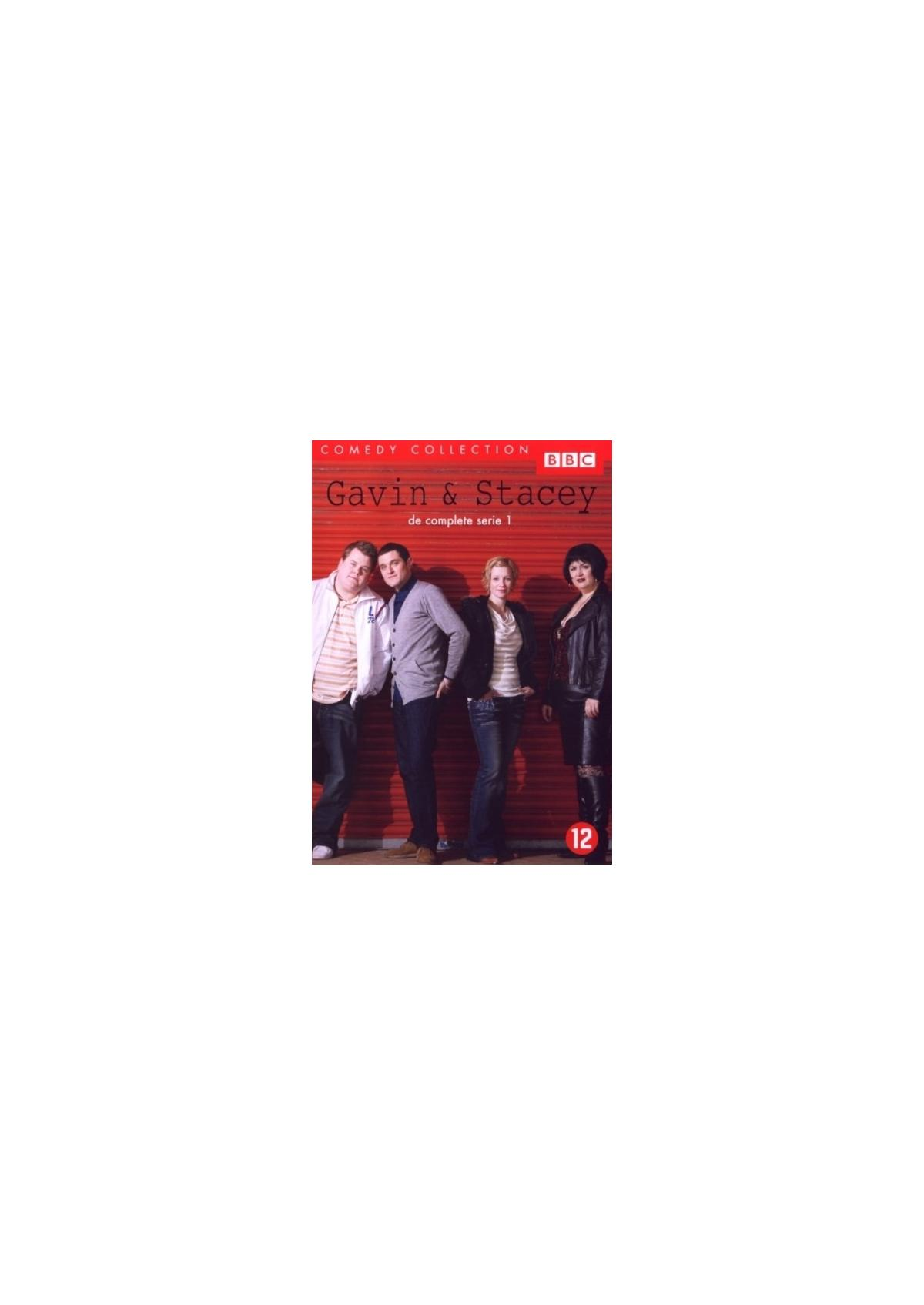 Affiche de film avec des personnes et le titre "Gavin & Stacey".