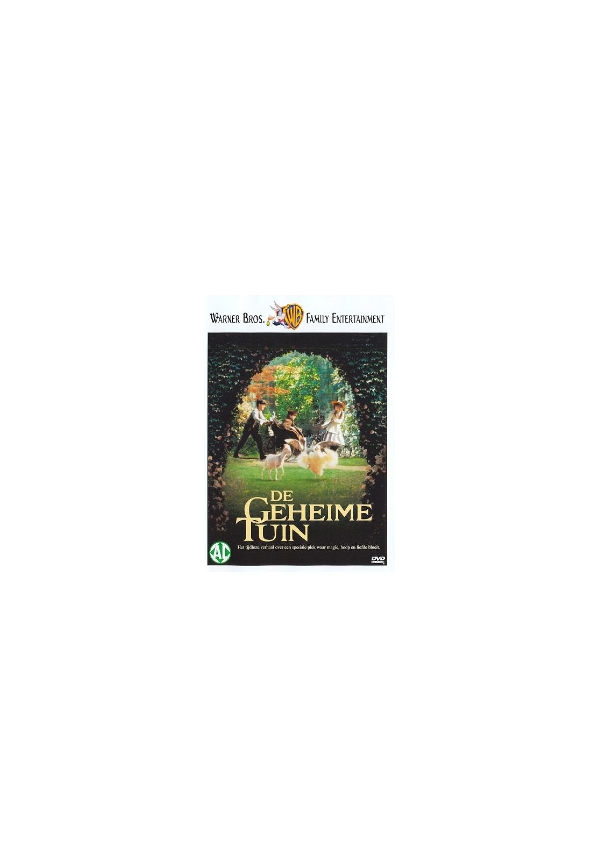 Jaquette de DVD pour 'Le Jardin Secret' avec des enfants et une scène de jardin.