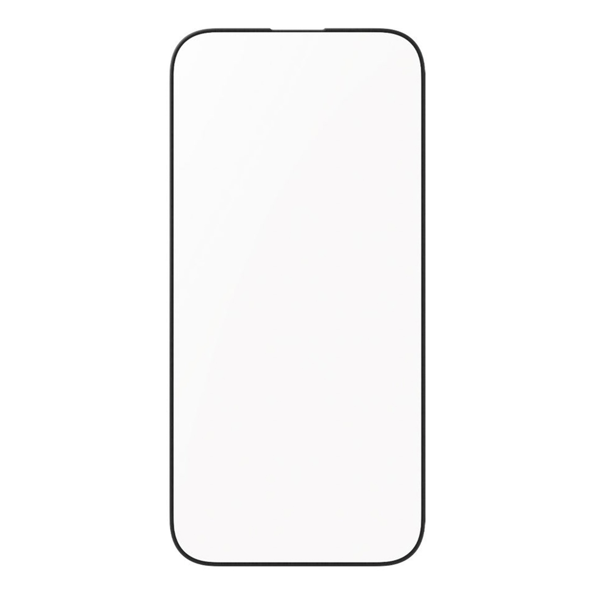 A rectangular mirror with a thin black frame, isolated on white.