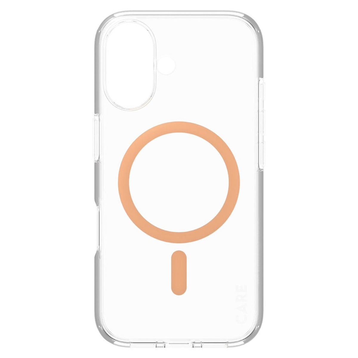 PANZERGLASS Flagship iPhone 16 MagSafe Uyumlu Urban Combat Şeffaf-Şeftali Telefon Kılıfı Kılıf Turuncu