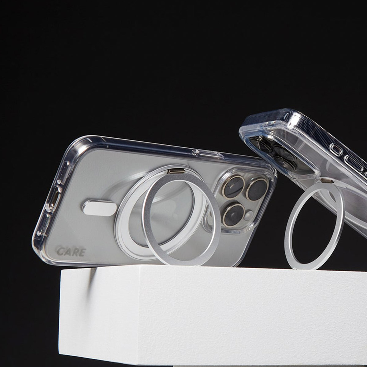 PANZERGLASS Feature iPhone 16 MagSafe Uyumlu Şeffaf Gümüş Ayaklı Telefon Kılıfı Kılıf Transparan