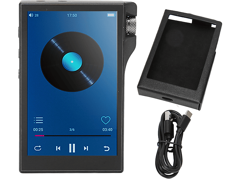 NEVEANCE Walkman 4-Zoll-LcD Tragbar Mp3-Player (16 GB, Schwarz ...