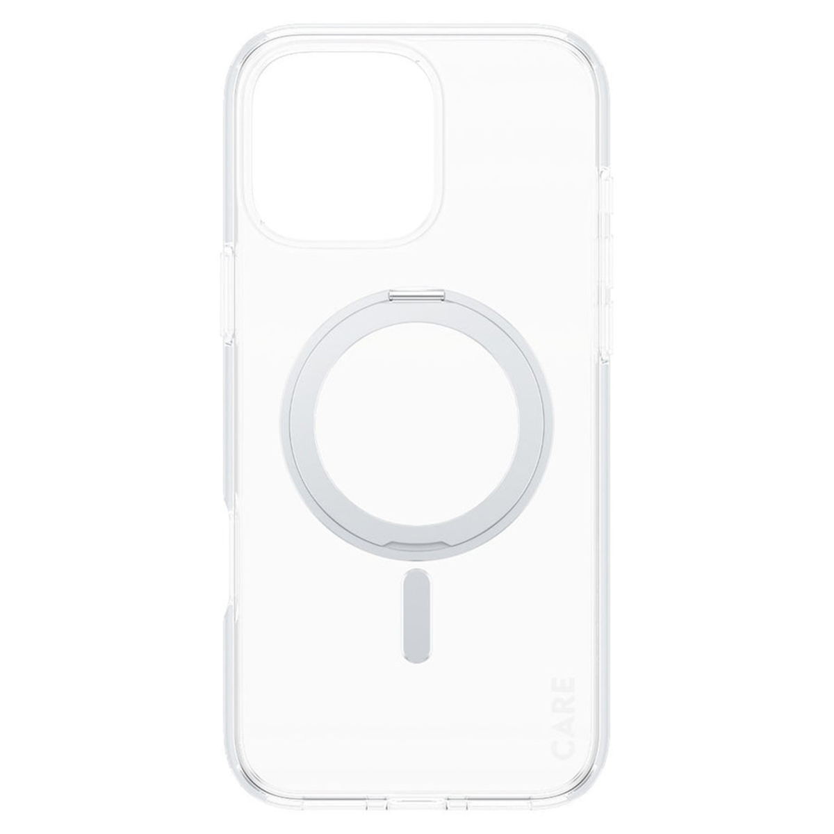 PANZERGLASS Feature w. Silver Kickstand CUSTODIA per Apple Apple - iPhone 16 Pro Max, Trasparente