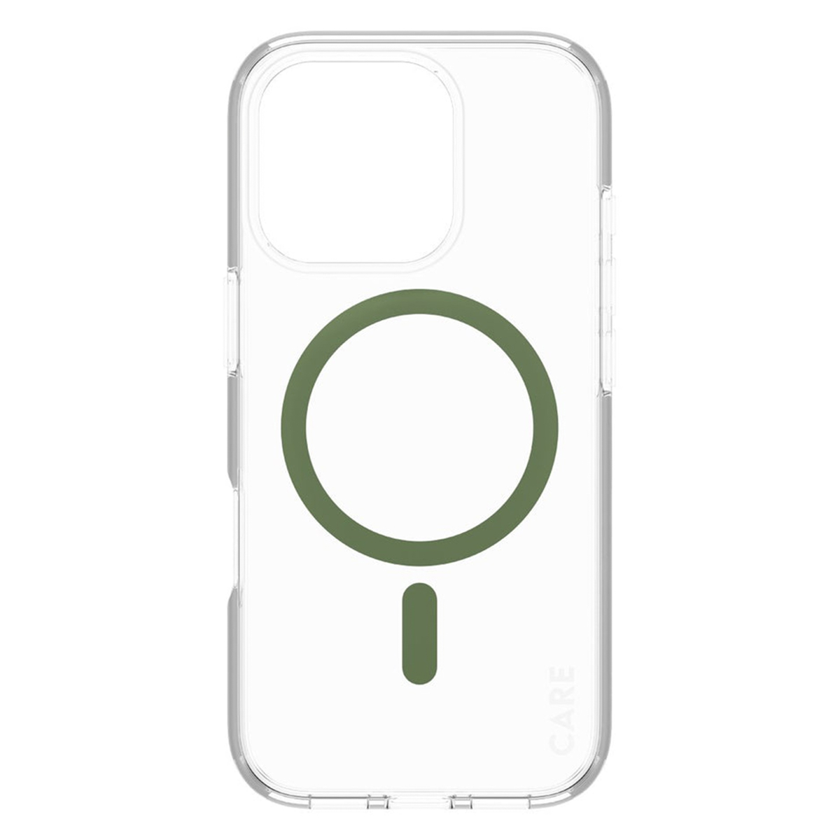 PANZERGLASS CARE by PanzerGlass® Flagship Case Transparent Urban Combat Grün MagSafe für iPhone 16 Pro, Backcover, Apple, iPhone 16 Pro, Grün