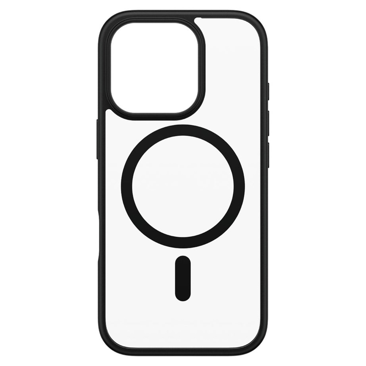 Etui - plecki PANZERGLASS HARDCASE IPHONE 16 PRO 6.3 CZARNY/BLACK MAGSAFE Przezroczysto-czarny