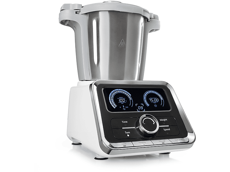 KLARSTEIN GrandPrix Multifunktionsküchenmaschine Weiß (Rührschüsselkapazität: 2,5 l, 500 Watt)
