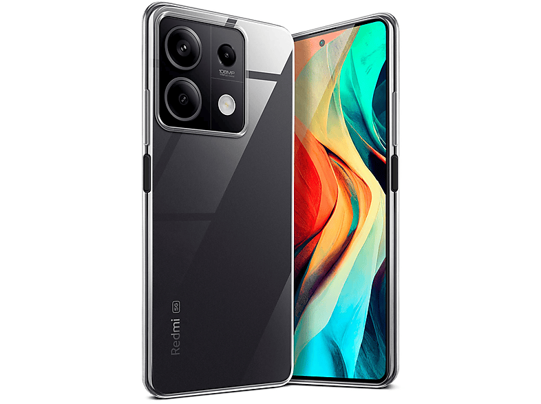 Moex Aero Custodia Silicone Trasparente Per Xiaomi Redmi Note 8 (2019/2021) - Cover Ultra Sottile Antigiallo - 3