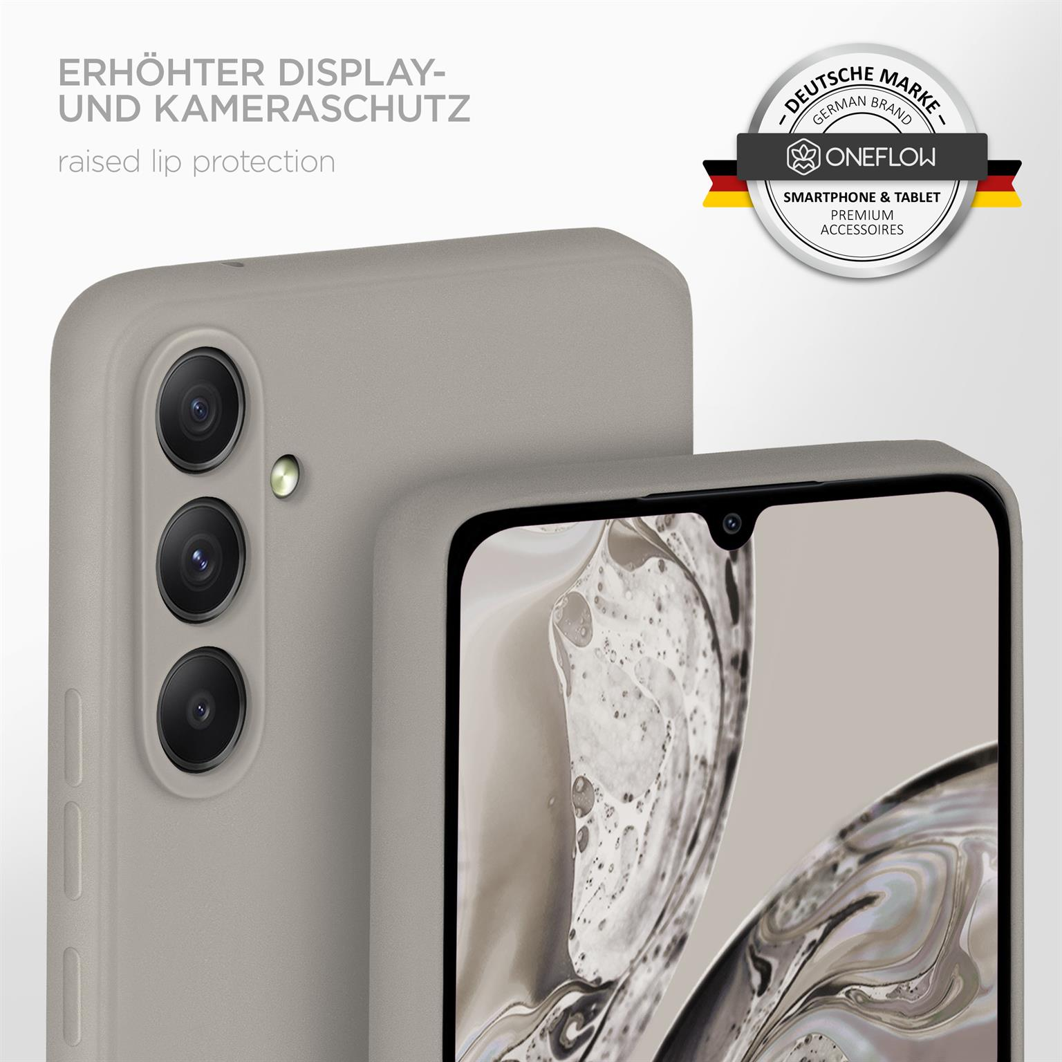 Handyhülle mit Kamera und Telefon. Erhöhter Lippenschutz.