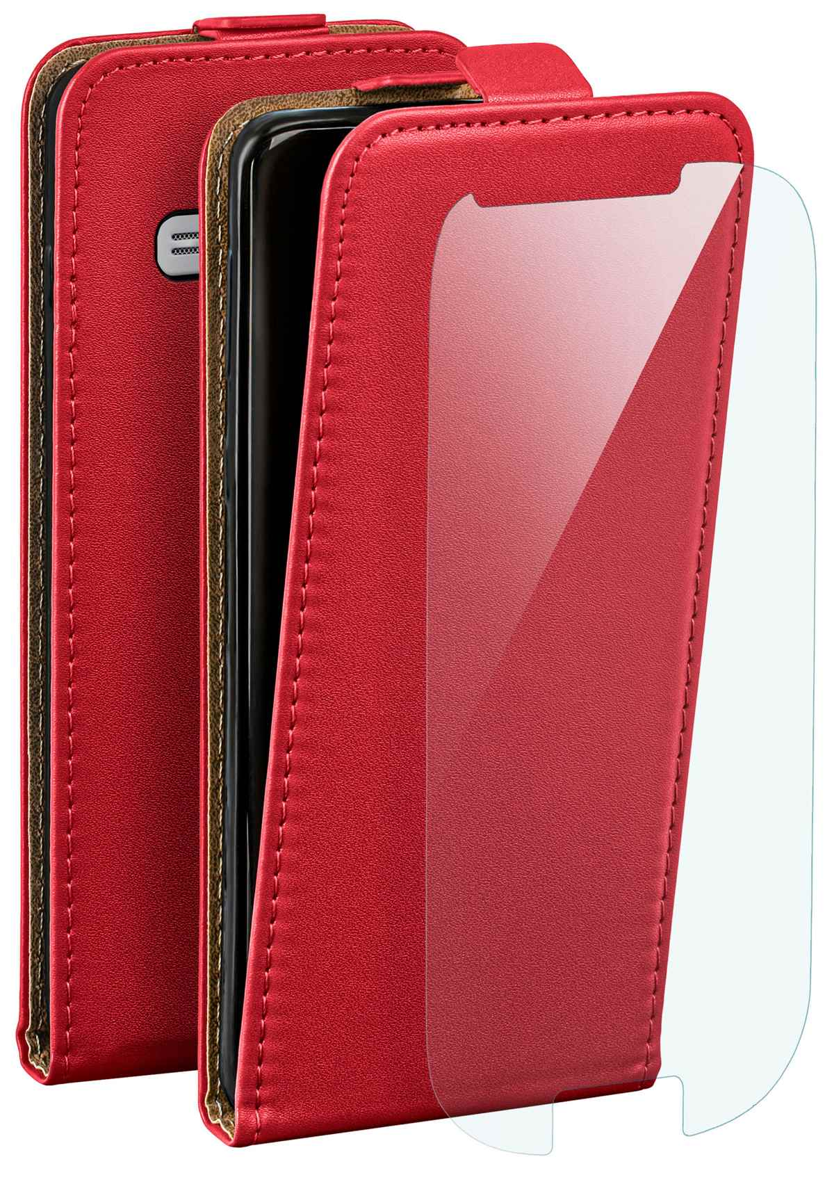 MOEX Flip Case, Flip Cover, Samsung, Galaxy S3 Mini, Blazing-Red