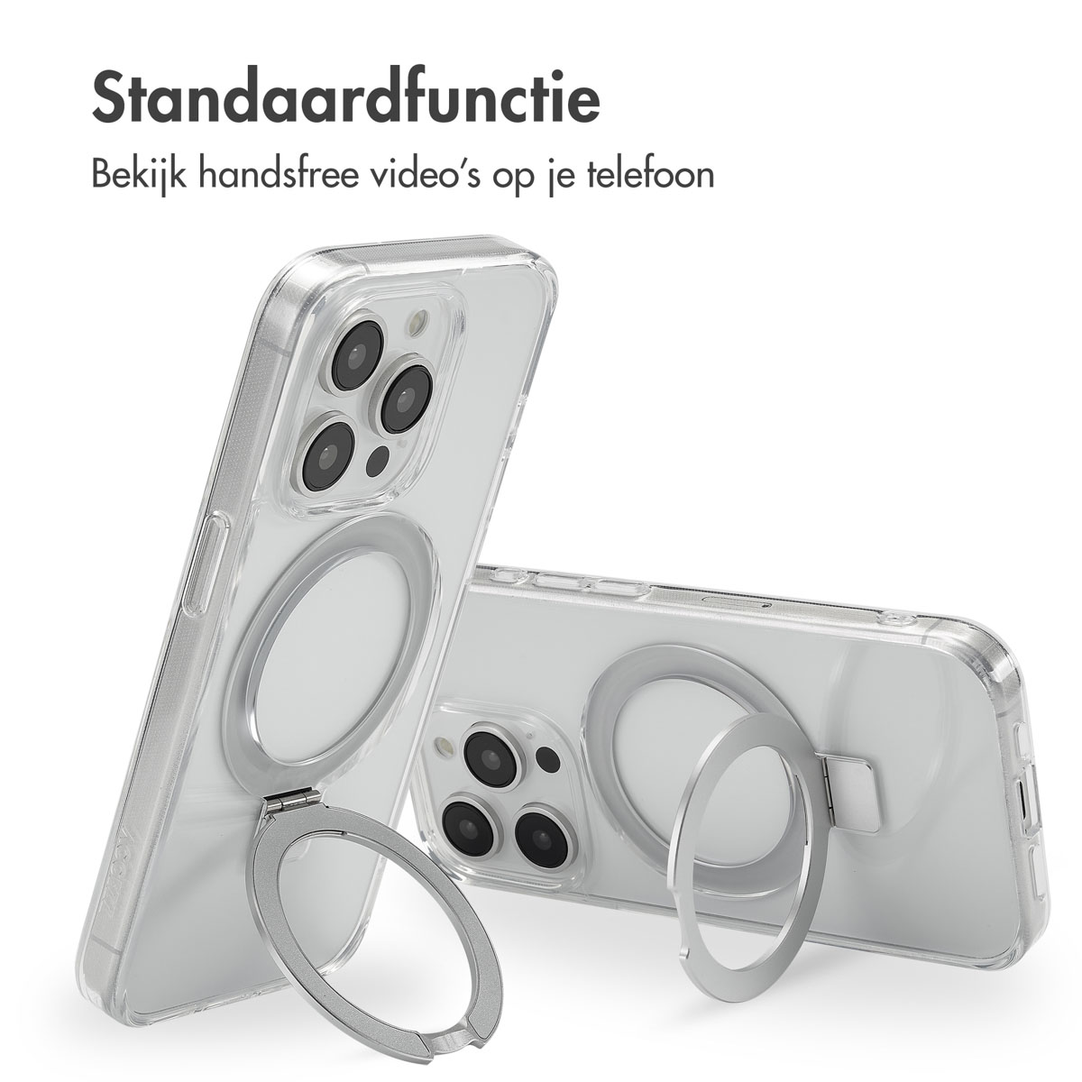 ACCEZZ Transparante coque compatible avec iPhone 15 Pro Étui de Téléphone voor Apple iPhone 15 Pro Transparent