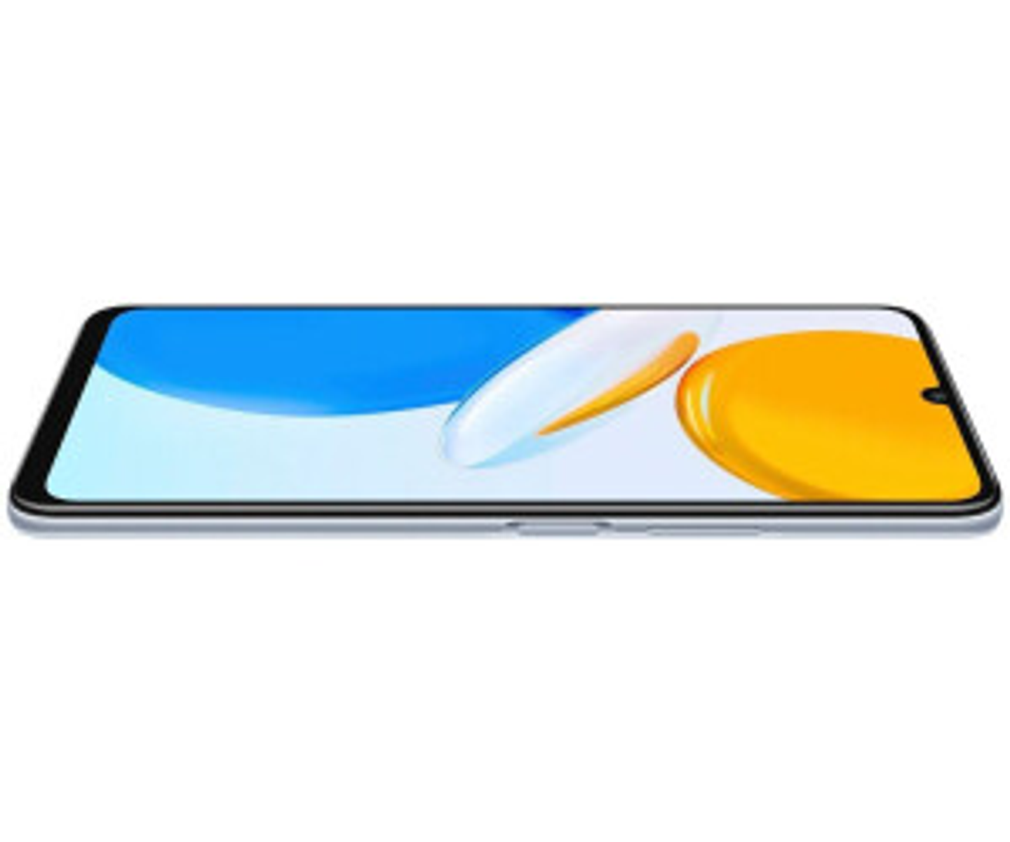 Schermo dello smartphone che mostra uno sfondo astratto digitale.