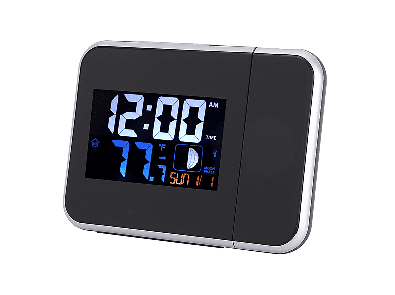 COZEVDNT Buntes LEDDisplay Wecker SATURN