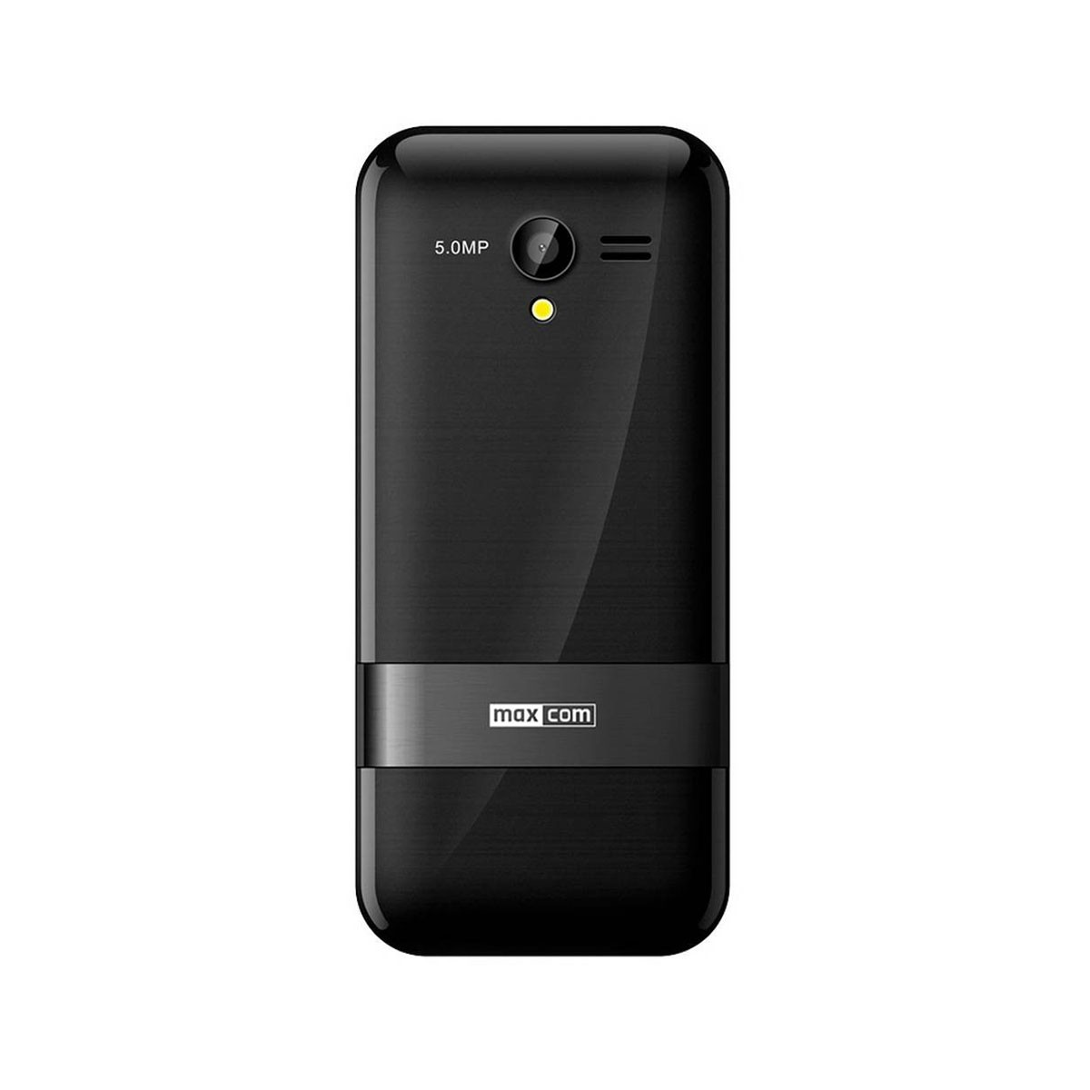 Telefono nero max com, un telefono base con fotocamera.