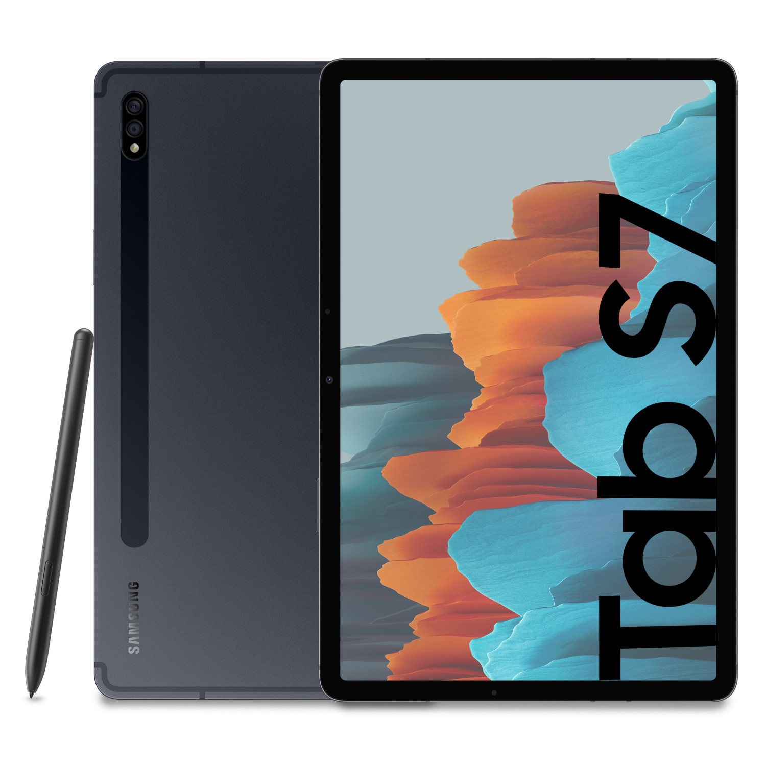 SAMSUNG Galaxy Tab S7 SM-T875N 2020 - 128 GB - Zwart - Galaxy Tab S7
