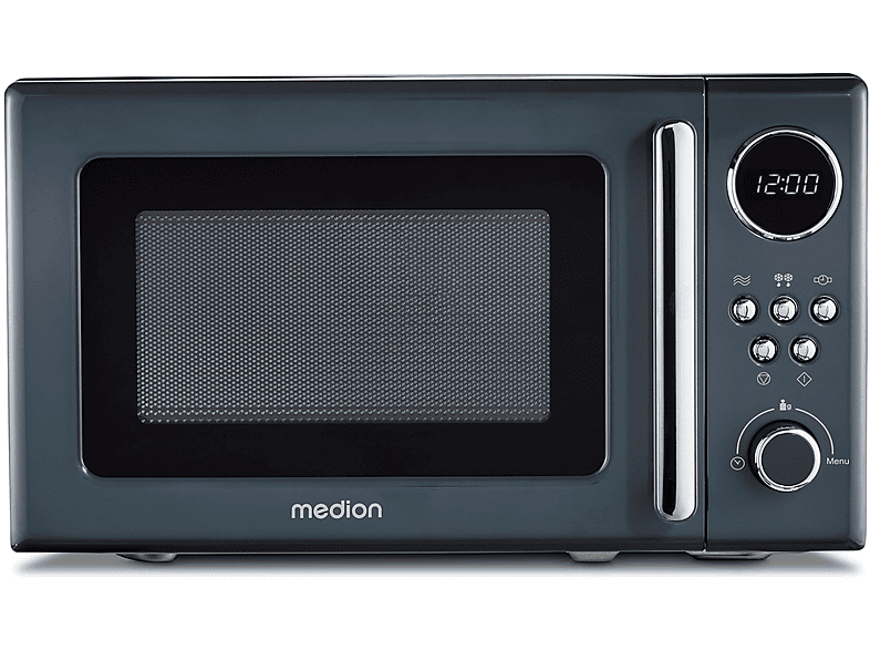 MEDION Magnetron (houtlook, 20 liter, 700 watt, spiegeldeur, 5 vermogensstanden, ontdooifunctie