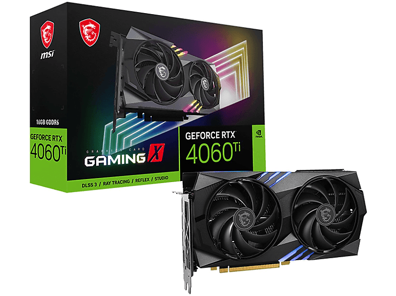 Tarjeta gráfica - MSI GEFORCE RTX 4060 TI GAMING X 16G