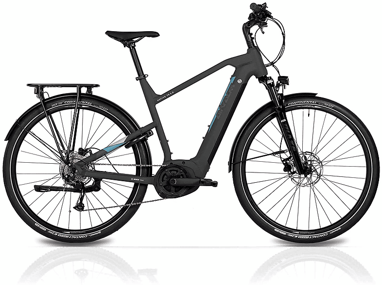 AIRTRACKS 28 Zoll Herren E-Bike Trekking Fahrrad MOTIV TR.2.0 BOSCH PERFORMANCE LINE 625Wh 9s SHIMANO ALTUS Trekkingrad (Laufradgröße: 28 Zoll, Rahmenhöhe: 54 cm, Herren-Rad, Schwarz Matt)