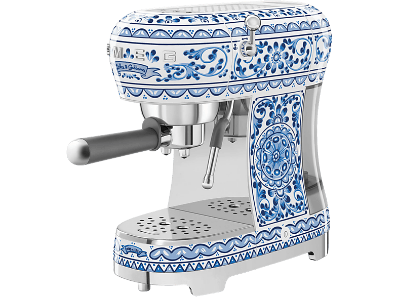 SMEG ECF02DGBEU Espressomaschine blau