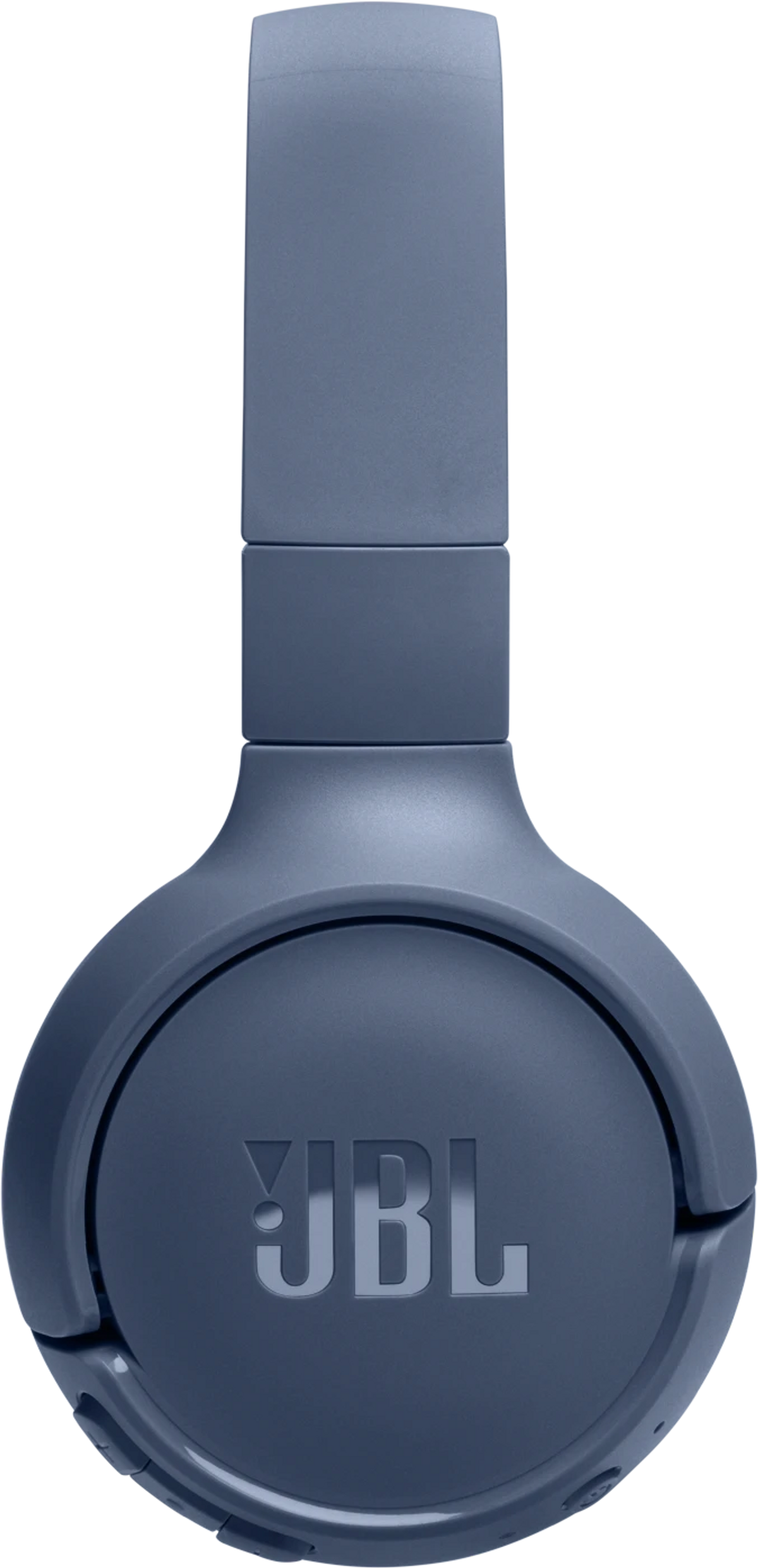 Auriculares JBL azules. Se ve la parte superior de la diadema.