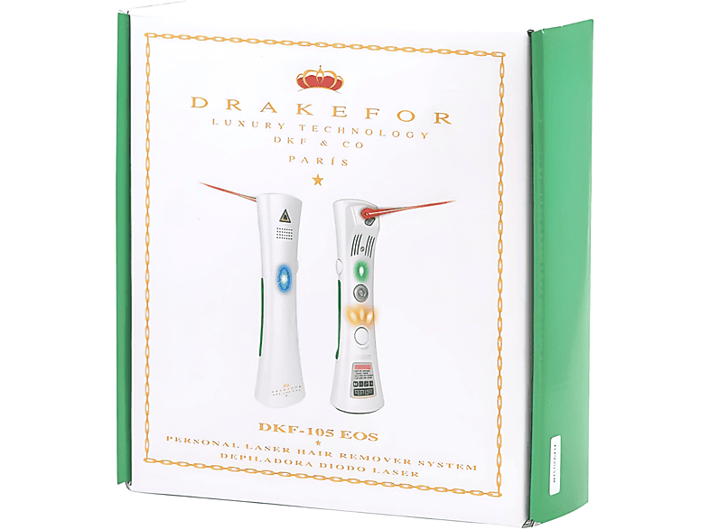 Depiladora  - Depiladora personal de diodo laser pelo a pelo Drakefor DKF-105 EOS DRAKEFOR