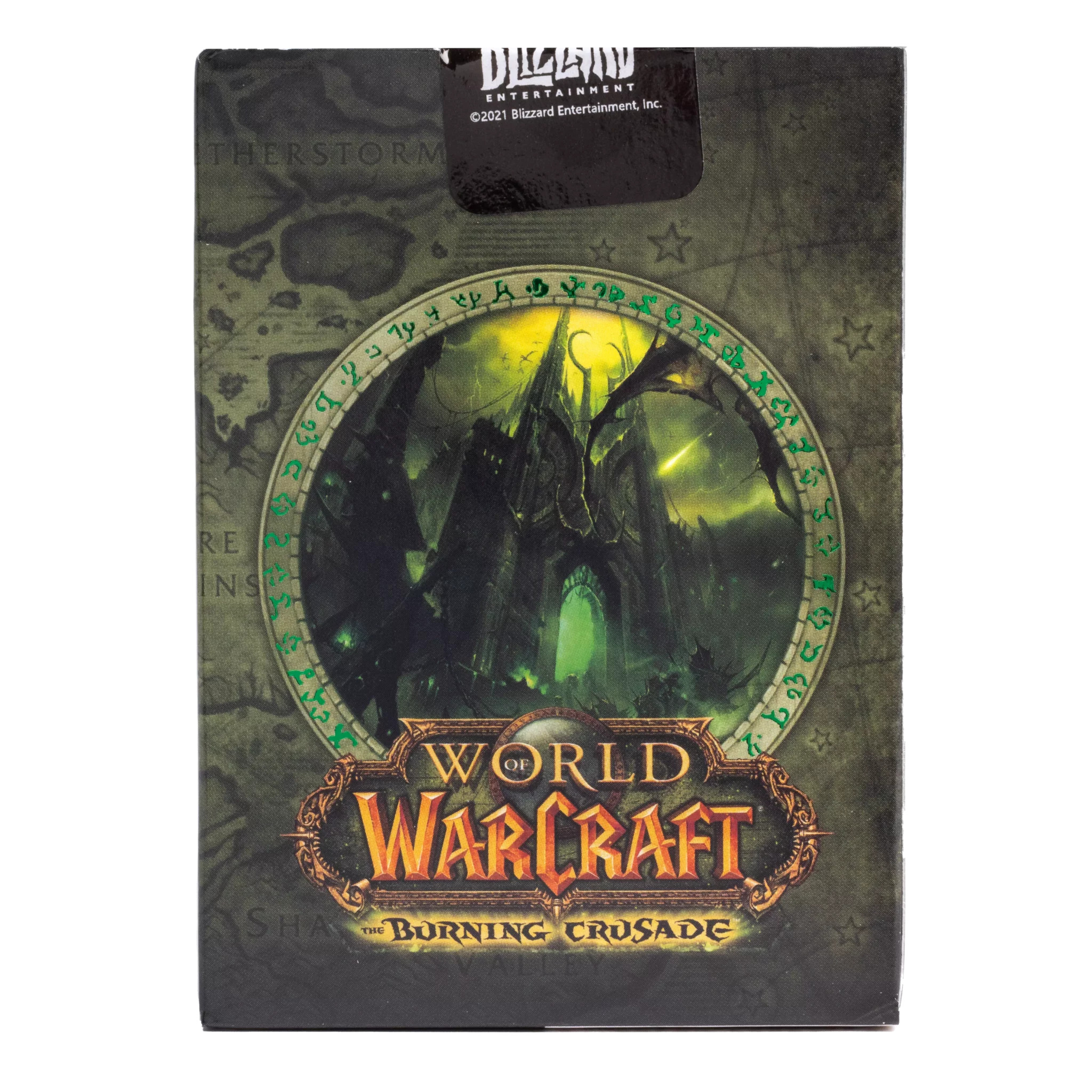 World of Warcraft: The Burning Crusade-Box mit einer grün getönten Fantasy-Szene.