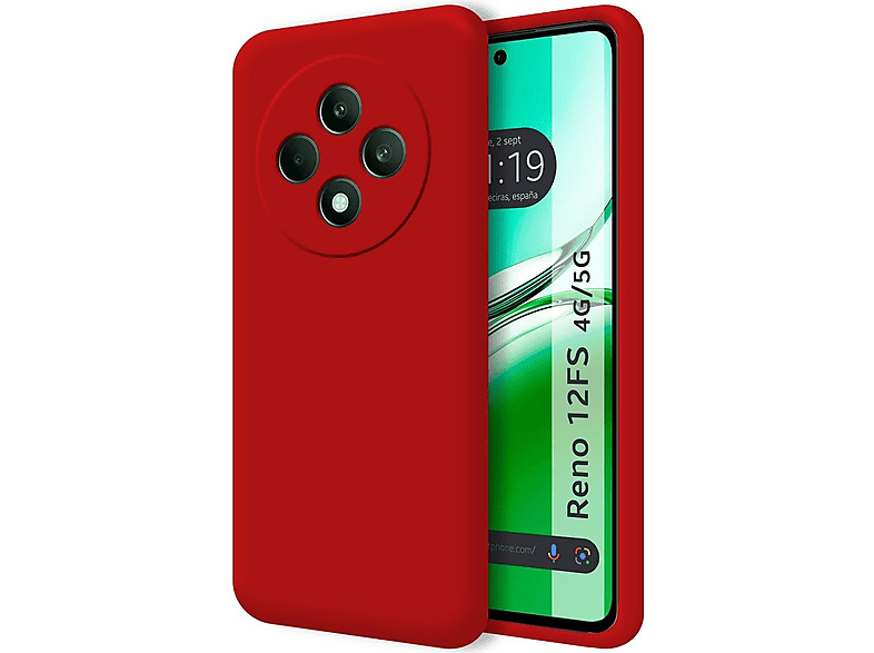 Silicone Phone Case For Oppo Reno 12F Cover With Cute