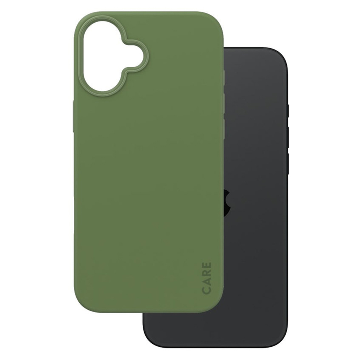 PANZERGLASS CARE Fashion Case MagSafe geschikt voor iPhone 16 Plus Phone case Green