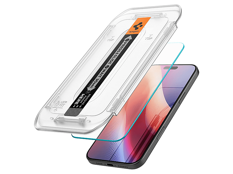 Spigen Screenprotector IPhone 17 Pro Max / 16 Pro Max - Tempered Glas With Alignmaster 2 Pack Clear 1114646