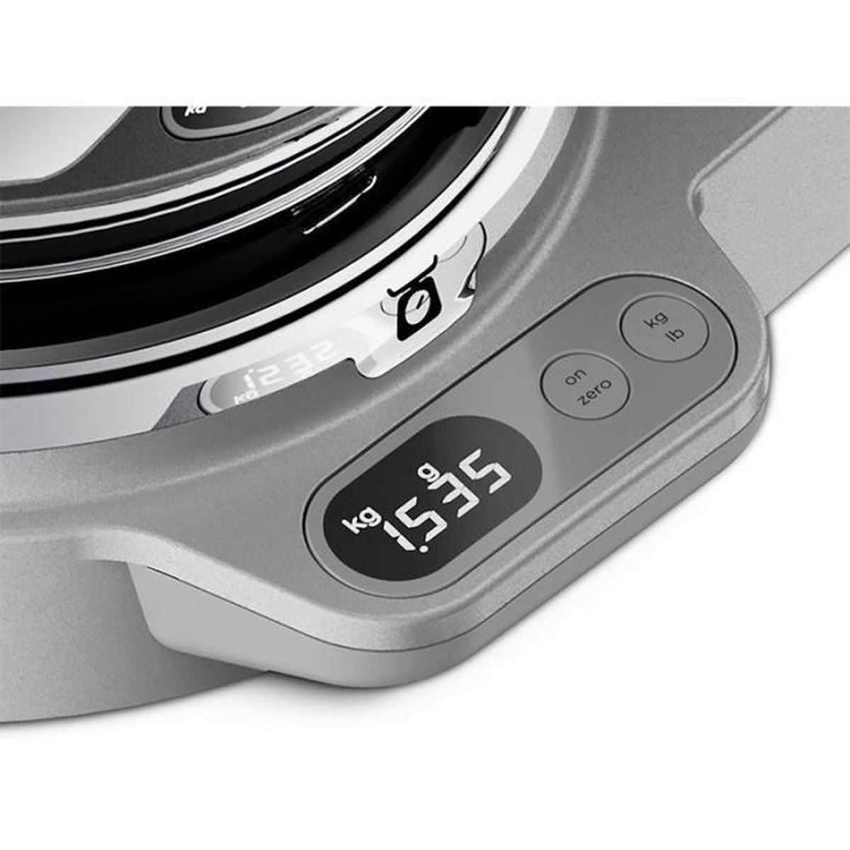 KENWOOD KVC 85.124SI TITANIUM CHEF BAKER SET SILBER Küchenmaschine Silber (Rührschüsselkapazität: 5 l, 1200 Watt)