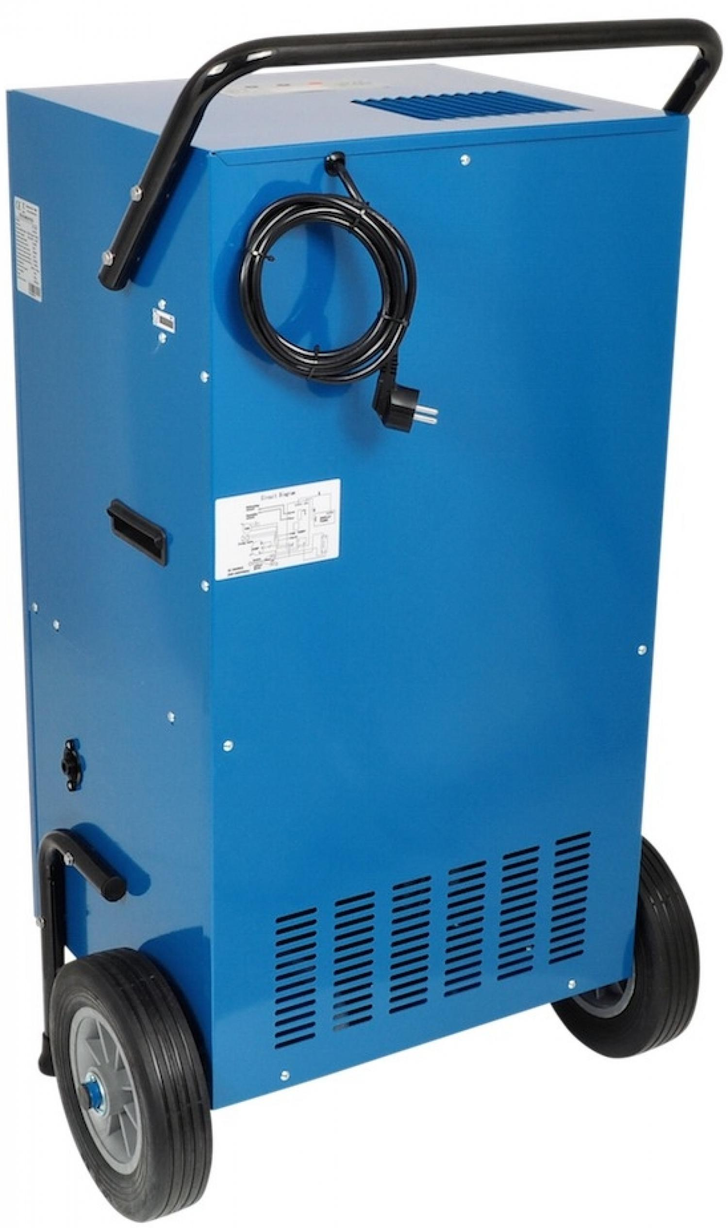 WDH Professioneller Hochleistungs-Entfeuchter Bautrockner Blau (1560 Watt, Entfeuchterleistung: 5 Liter/Std., Raumgröße: 240 m²)
